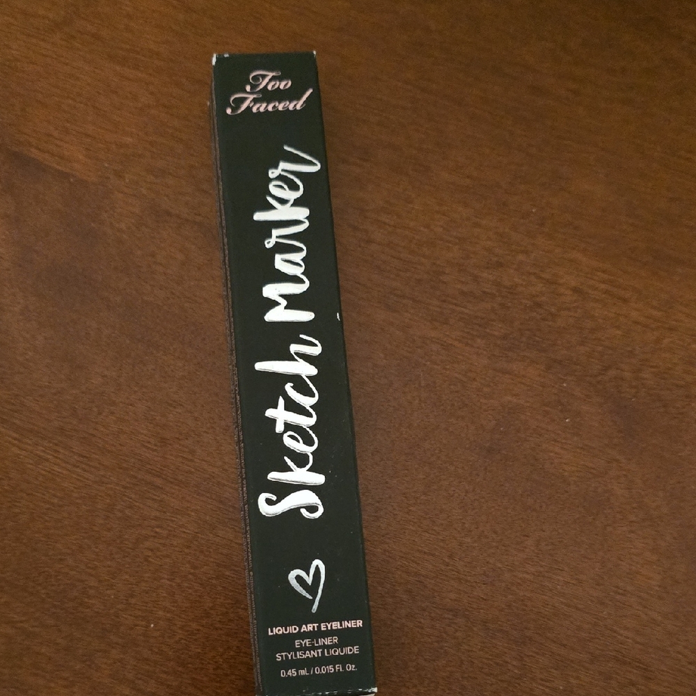 Too Faced Sketch Marker Liquid Eyeliner in  Charcoal Black